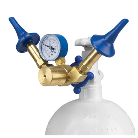 Helium Tank Regulator Dual Speed Valve